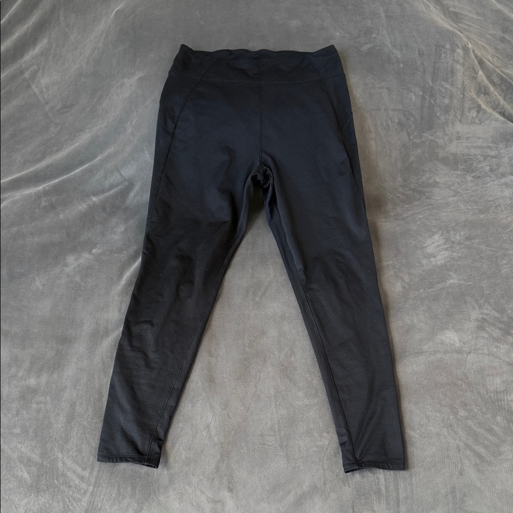 Cuddl Duds Black Leggings